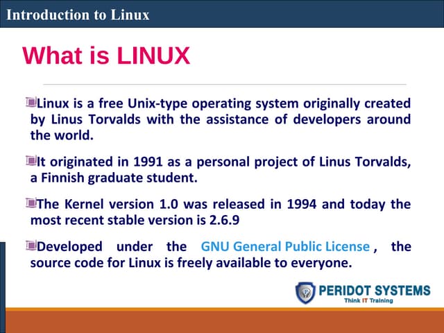 Introduction to Linux