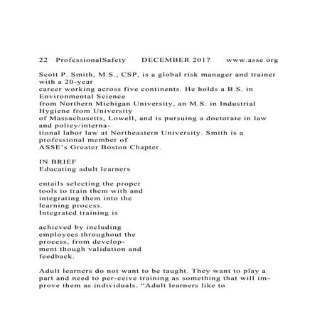 22   ProfessionalSafety      DECEMBER 2017      www.asse.org.docx