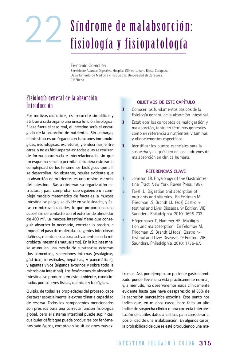 Fisiopatología de la mala absorción de grasas de la diabetes