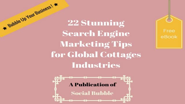 22 stunning search engine marketing seo tips for global cottages industries