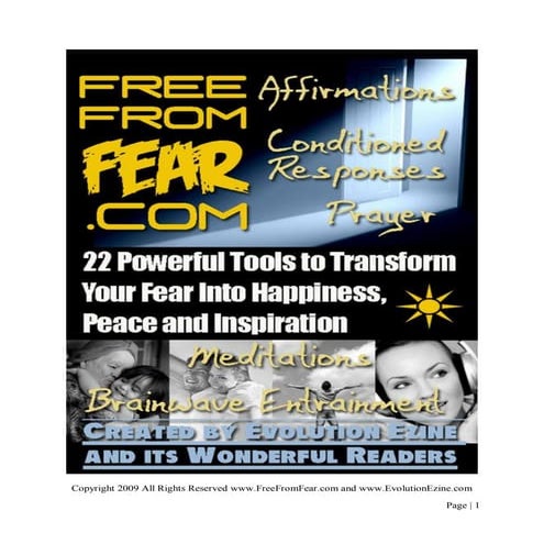 22 Tools To Transform Fear