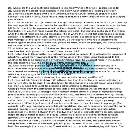 22 Where are the youngest rocks exposed in this area What .pdf