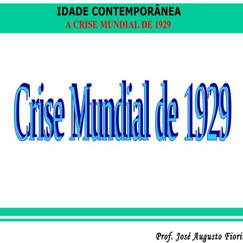 23. crise de 1929