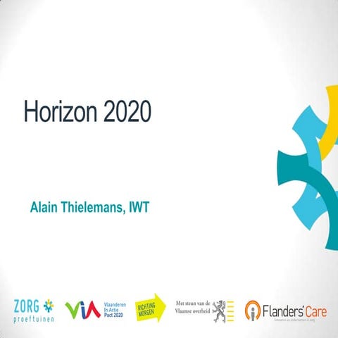 Horizon 2020 - Alain Thielemans
