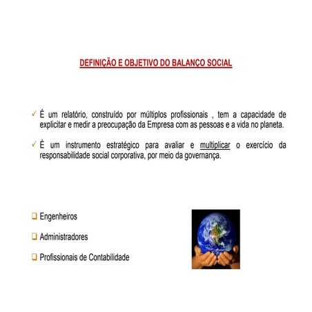 BALANCO SOCIAL   www.tc58n.wordpress.com