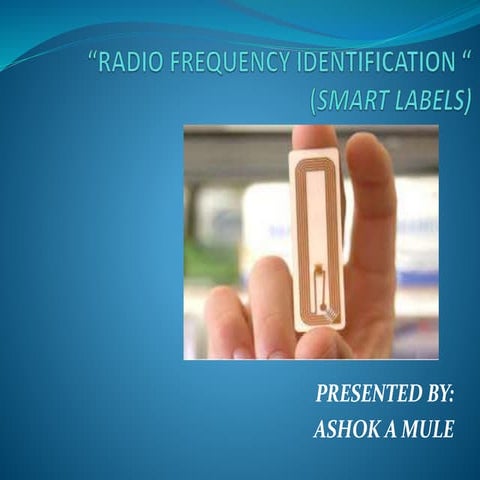 ashok mule   rfid presentation