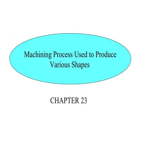 Machining Process 