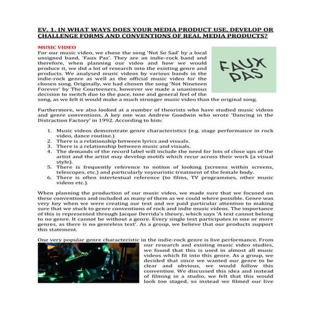 Evaluation - Question 1