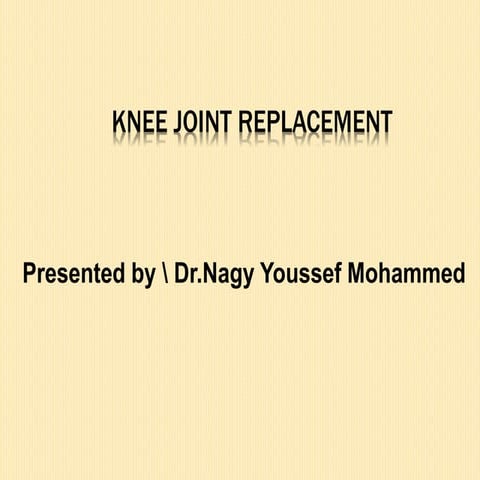 Correcting Varus Deformity of the Knee in Total Knee Replacement | PPTX