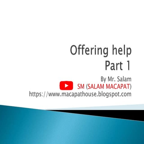 KELAS 12 SMK PERTEMUAN 23// offering help 1