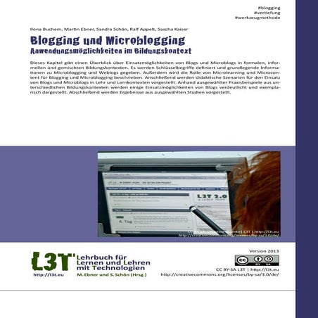 Blogging und Microblogging - Anwendungsmöglichkeiten im Bildungskontext