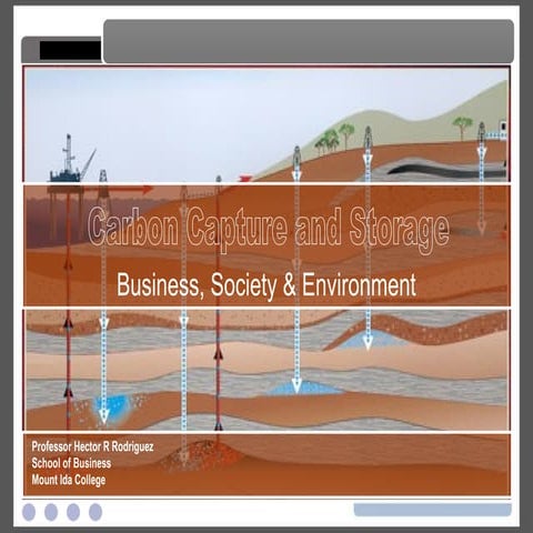 Carbon Capture And Storage