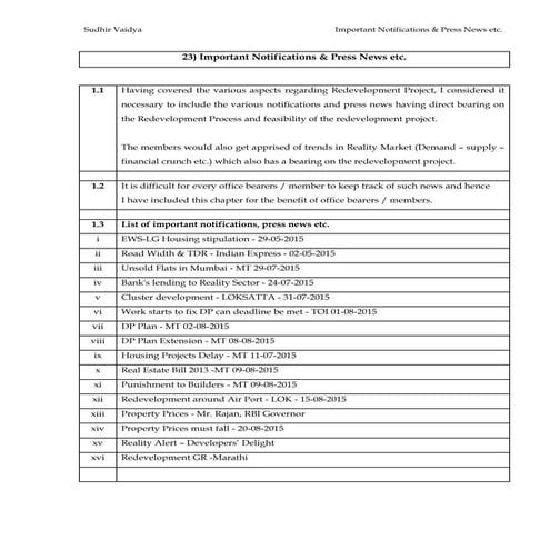 21 redevelopment - my experience | PDF