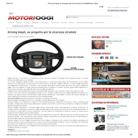 23   motori oggi 15-01-2014