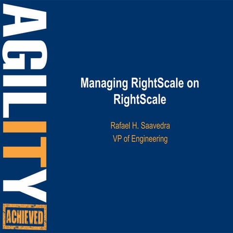 Managing RightScale on RightScale