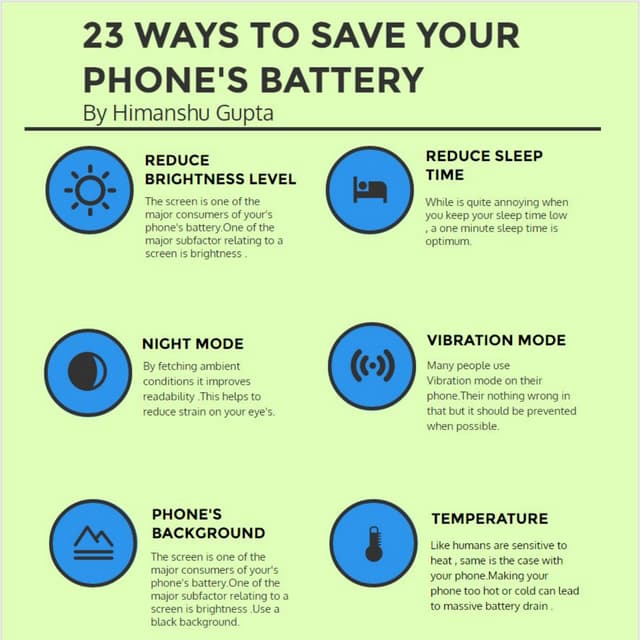 How Can You Save Your Phone Battery