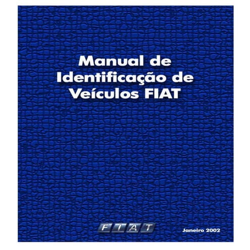 Manual de Identificação de Veículos FIAT