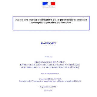 Rapport Libault sur la protection s...