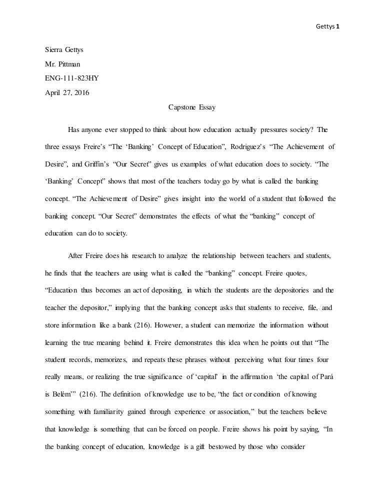 Essays On High School Business Etiquette Essay also Essay About High School Capstone Apa Essay Papers
