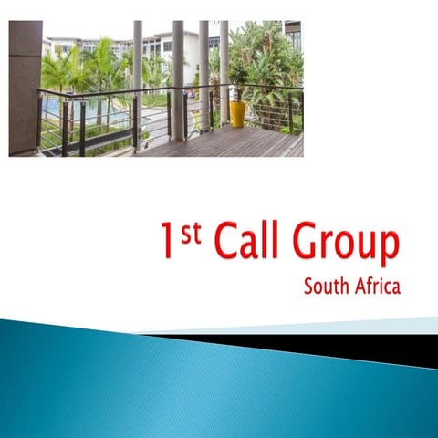 1st call presentation