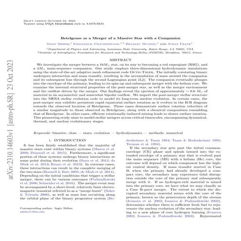Betelgeuse as a Merger of a Massive Star with a Companion