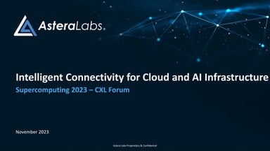Astera Labs:  Intelligent Connectivity for Cloud and AI Infrastructure