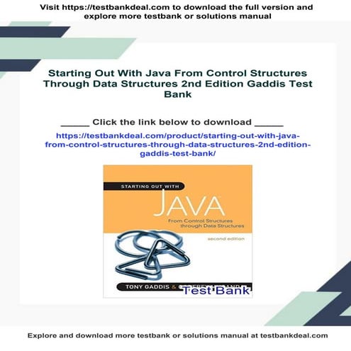 Starting Out With Java From Control Structures Through Data Structures ...
