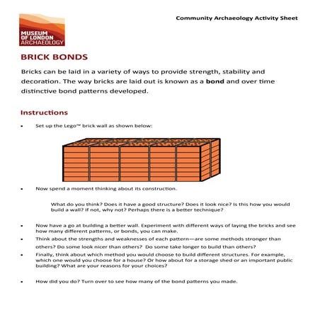 Brick Bonds