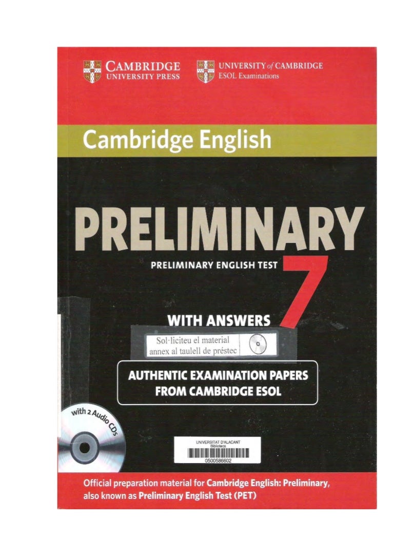 232292391 Preliminary English Test 7 Red