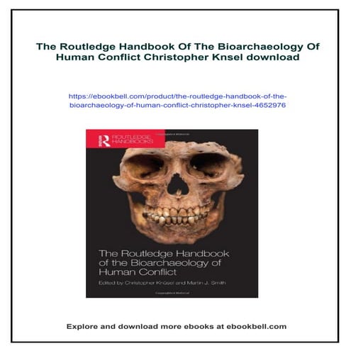 The Routledge Handbook Of The Bioarchaeology Of Human Conflict ...