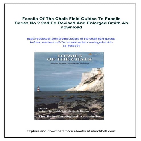 Fossils Of The Chalk Field Guides To Fossils Series No 2 2nd Ed Revised And E...
