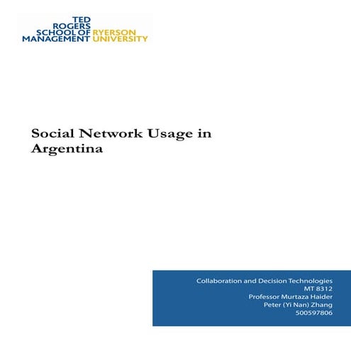 Social Network in Argentina