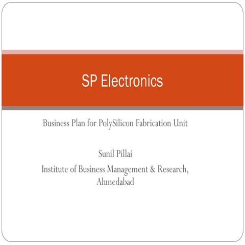 233677766-Business-Plan-SP-Electronics.ppt