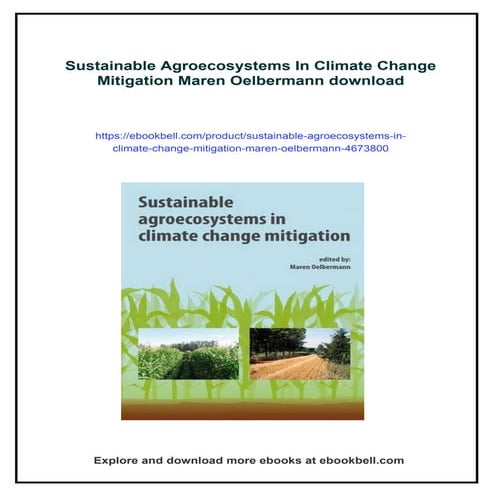 Climate change impacts on soil health and their mitigation and ...