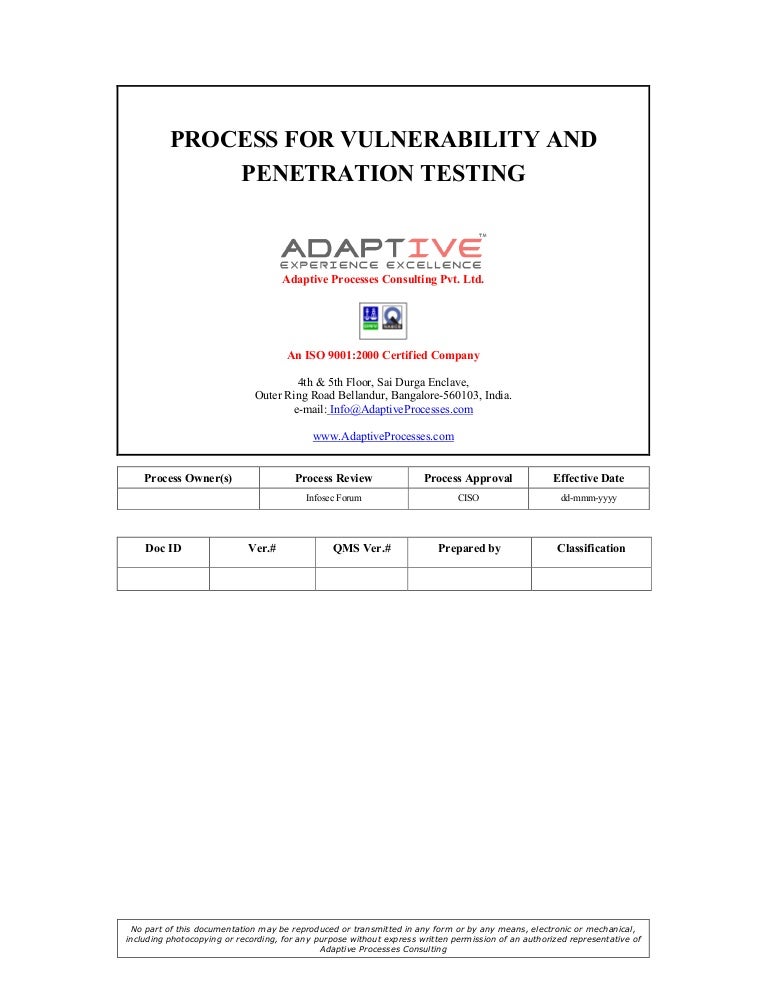 VAPT Process