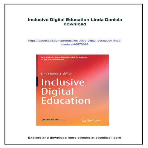 Inclusive Digital Education Linda Daniela