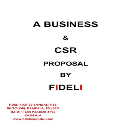 Fideli Advertising proposal