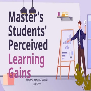 A study on Students Perceived Learning Gains from a Master's Degree