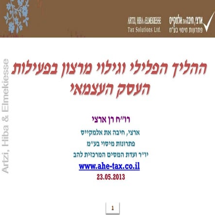 גילוי מרצון להב   23 5 13