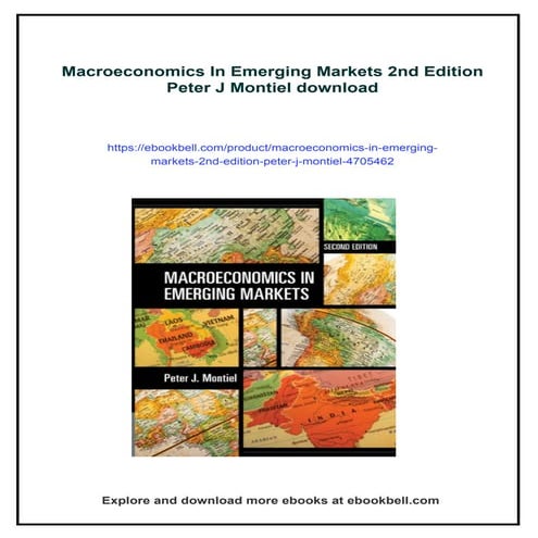 Macroeconomics In Emerging Markets 2nd Edition Peter J Montiel