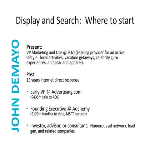 John De Mayo, SMASH Summit NYC