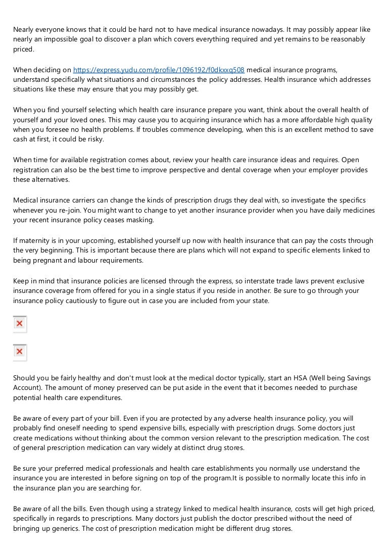 can i have medical and another insurance