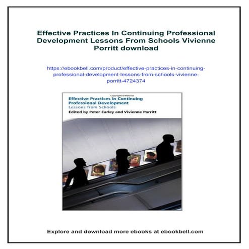 Effective Practices In Continuing Professional Development Lessons From Schoo...
