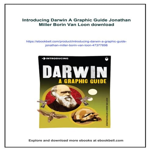 Introducing Darwin A Graphic Guide Jonathan Miller Borin Van Loon