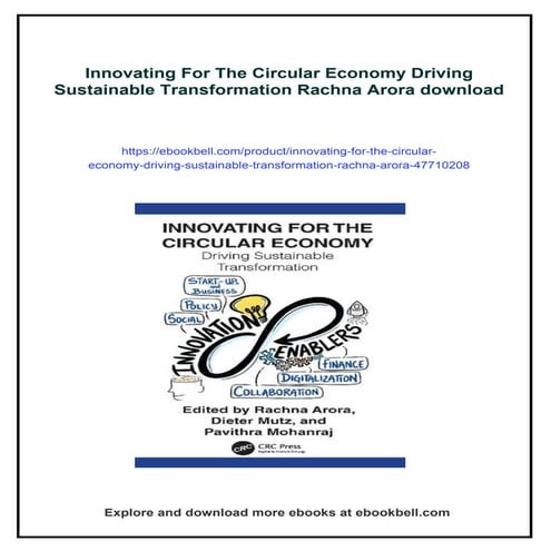 Innovating For The Circular Economy Driving Sustainable Transformation ...