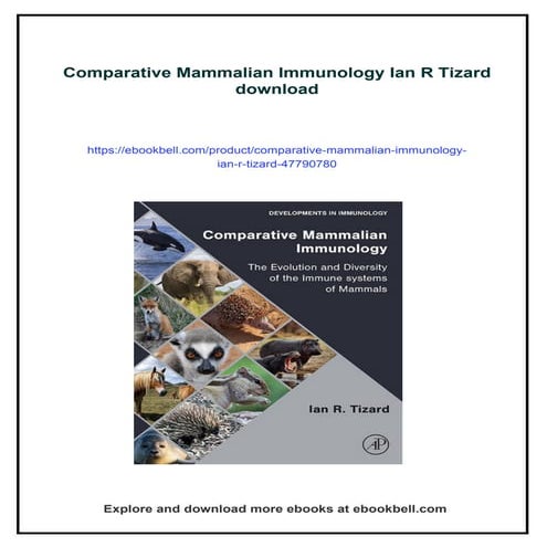 Comparative Mammalian Immunology Ian R Tizard | PDF