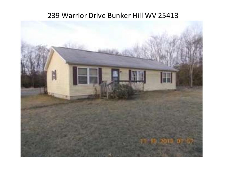 239 Warrior Drive Bunker Hill Wv 25413