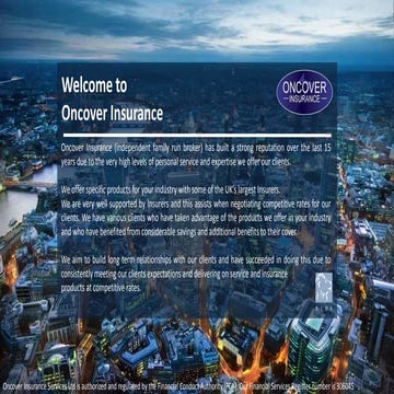 Oncover Insurance Presentation General | PDF
