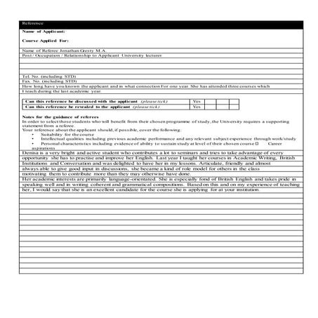 Reference from my former university lecturer in SK