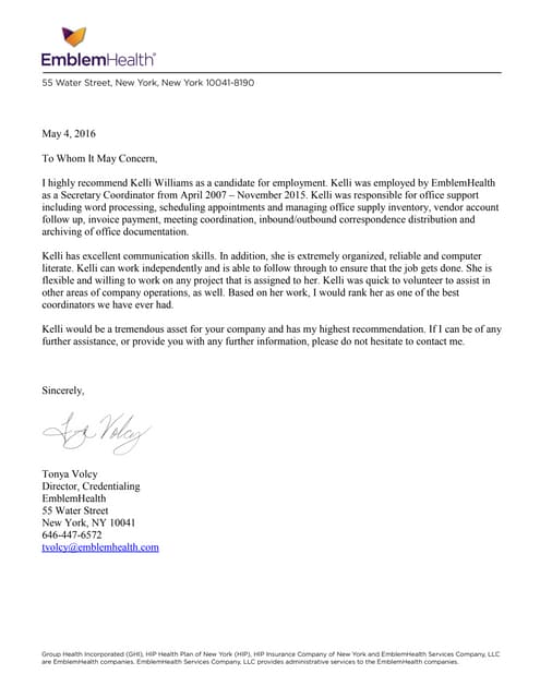 Letter of Reference | PDF